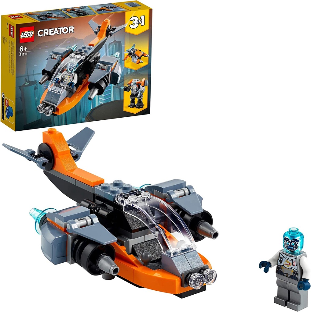 Creator 3en1 Ciberdron Lego