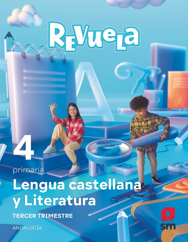 Lengua Castellana y Literatura . 4 Primaria. Revuela. Trimestres. Andalucía