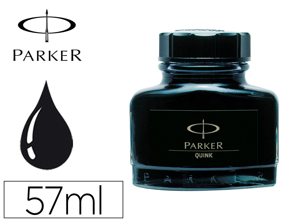 Tintero Quink plumas estilográficas 57ml Parker