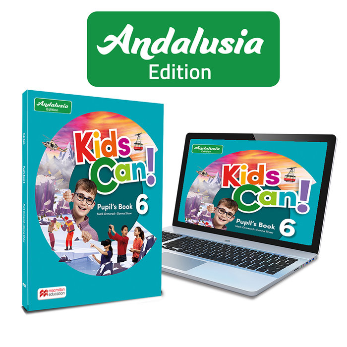 KIDS CAN! Andalucia 6 Pupil's Book: libro de texto de inglés impreso con acceso a la versión digital