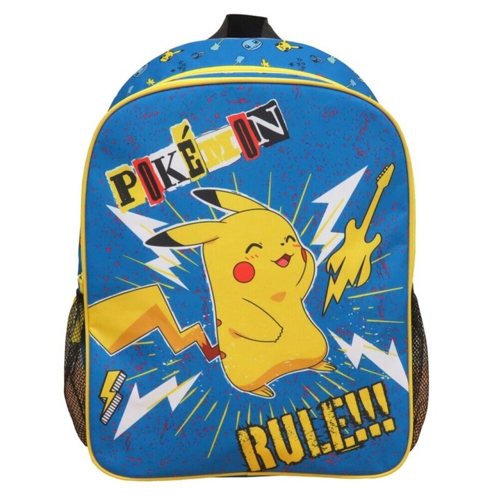 Mochila Pikachu Pokemon Adaptable 31x12x41cm.