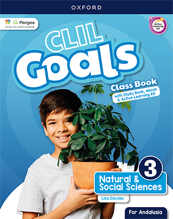 CLIL Goals Natural &amp; Social Sciences 3. Class book Pack (Andalusia)