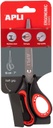 Tijeras oficina 18cm acero inoxidable y con mango ergonómico soft grip Apli