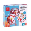 Puzzle Trio Profesiones 24 piezas Apli +3a