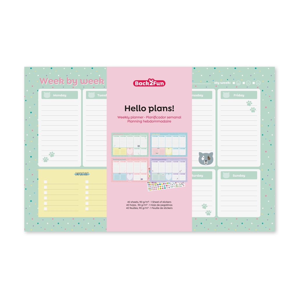 TIMELESS WEEKLY PLANNER A4+ ENG B2F MR_25