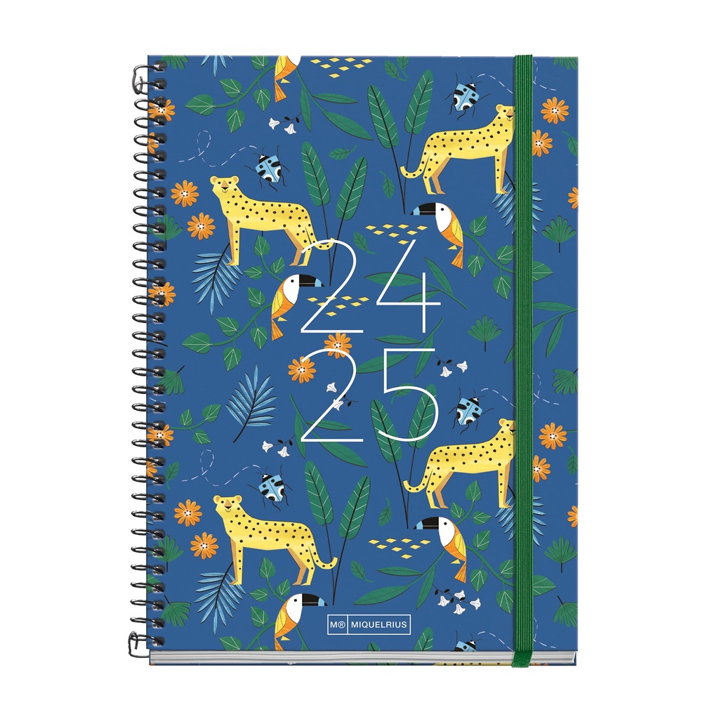 Agenda escolar Plus 150x213 S/V JUNGLE 2024-2025 MR