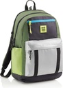 Mochila escolar, Triple compartimento, Doble cremallera, Fabricada con botellas recicladas, Capacidad 27 litros, Asas regulables, Espalda acolchada, Tiradores metálicos, Vuelta al cole Miquelrius