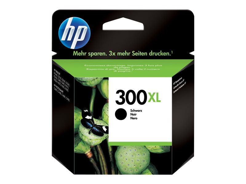 Tinta hp 300xl original cc641ee negra