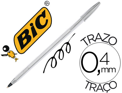 Boligrafo bic cristal medium