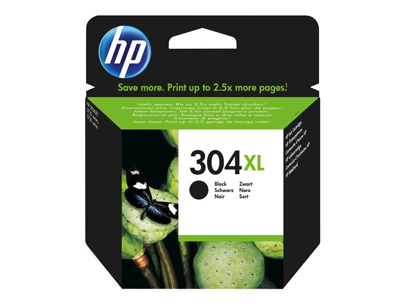 Tinta HP 304XL original N9K08AE negro