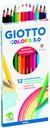 [F276600] Lapices colores 12uds 3.0 giotto
