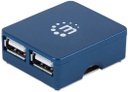 [160605] Hub Manhattan mini USB AV 2.o 4 puertos