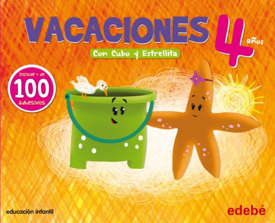 Vacaciones 4 años. cubo y estrellita