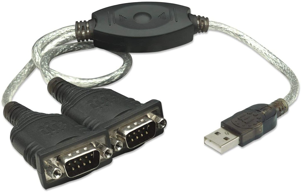 Convertidor USB/RS232 DB9 X 2 Manhattan