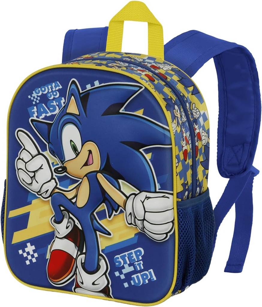 Mochila 3D Sonic 31cm