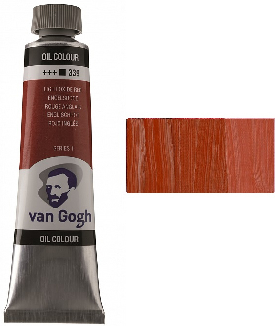 Pintura Oleo 40ml rojo ingles Van Gogh