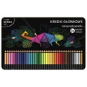 Lapices colores 36 pastel caja metálica Kidea (copia)
