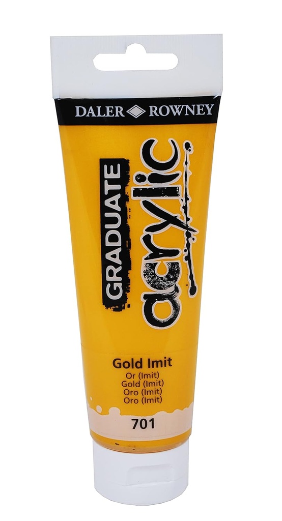 Graduate color acrílica Gold Imit. Tubo120Ml