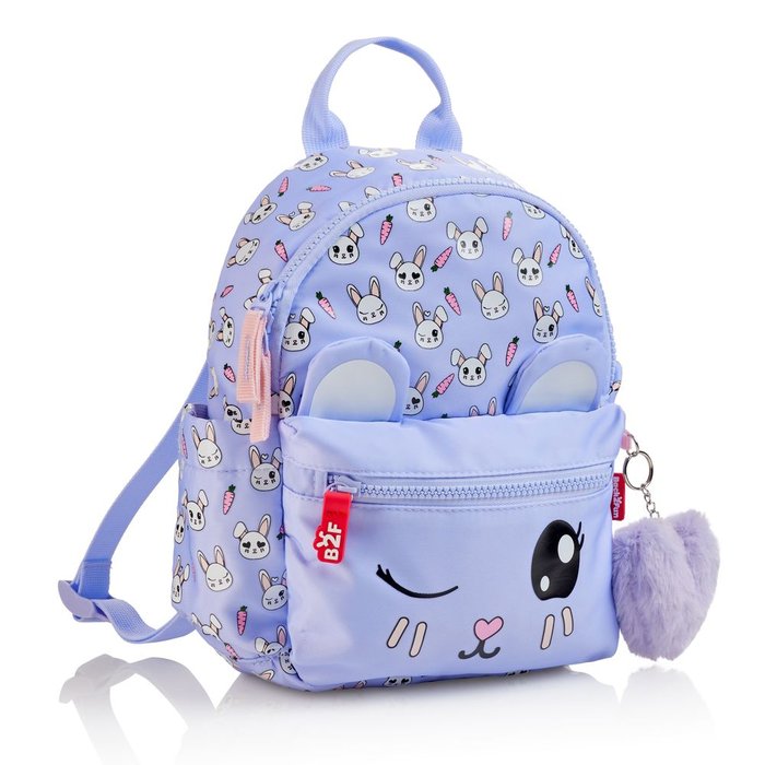 Mochila Doble Mini B2Fun Conejo Malva Miquerius