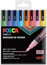 Marcador PC3M 8uds colores purpurina Posca