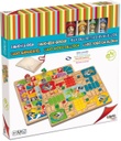 Parchís y Oca - + 5 Años - Modelo Piratas - Doble Juego de Mesa para Niños y Adultos - Tablero Reversible y Piezas de Madera - 2 a 4 Jugadores Cayro