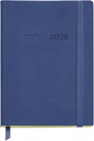 Agenda 16 Meses 25-26, Planificación de Septiembre 2025 a Diciembre 2026, Tamaño 140 x 190 mm, Semana Vista, Cubierta Cosida de Símil Piel, Español-Inglés-Portugués 