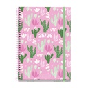 Agenda Escolar Plus Semana Vista Pink Desert 25_26