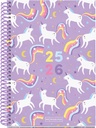 Agenda Escolar Plus Semana Vista Unicorn 25_26