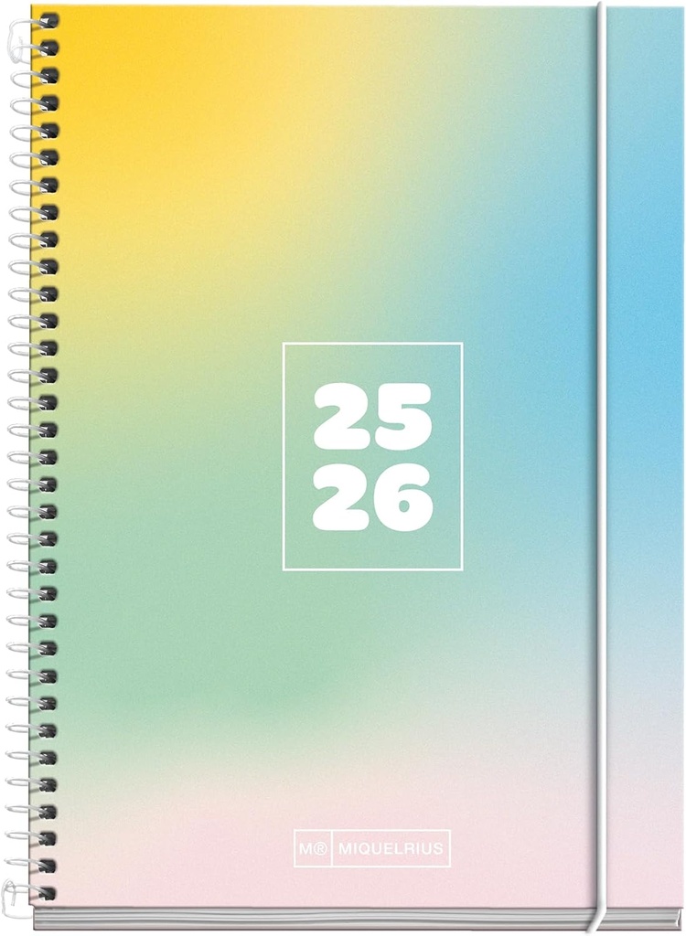 Agenda Escolar Activa Semana Vista Design Year 25_26