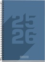 Agenda Escolar Plus Día Página Basic Marino 25_26