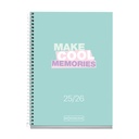 Agenda Escolar Activa Día Página Write Verde 25_26