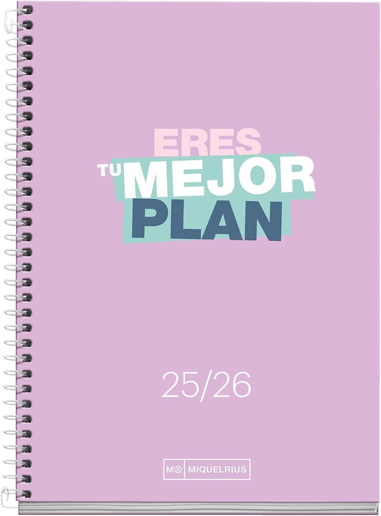 Agenda Escolar Activa Día Página Write Lila 25_26