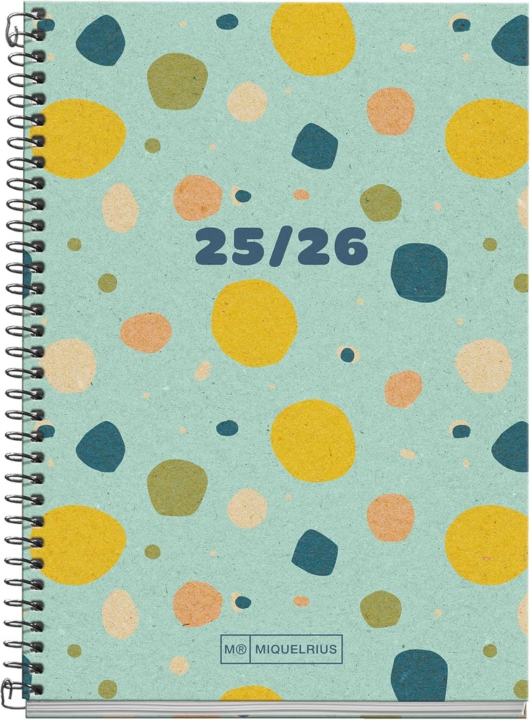 Agenda Escolar Activa Semana Vista Eco Confetti 25_26