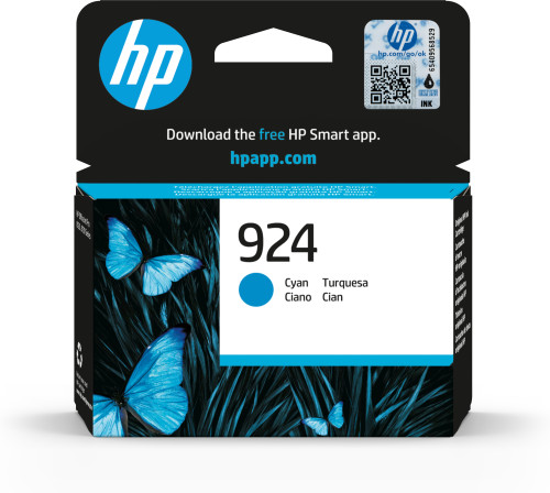 Tinta HP 924 original 4K0U3NE cian