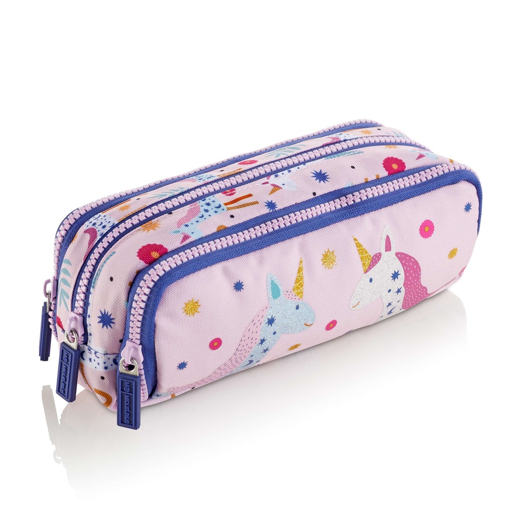 Estuche portatodo Triple Organiz Reciclado Unicorn Miquelrius