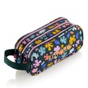 Estuche portatodo Triple Con Asa Reciclado Spring Night Miquelrius