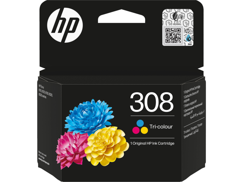 Tinta HP 308 original 7FP20UE tricolor