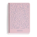 Agenda Escolar Activa Semana Vista Lab Rosa 2026-27 Miquelrius