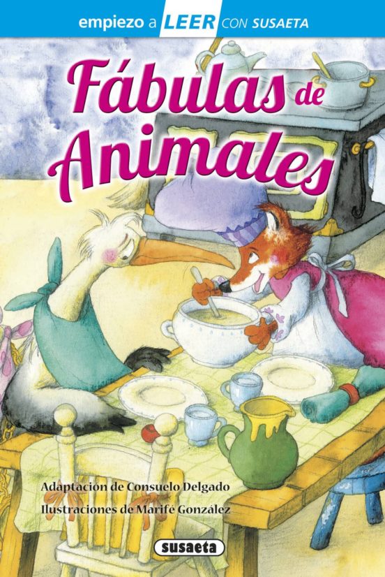 Fábulas de animales empiezo a leer 6-7 años letra ligada