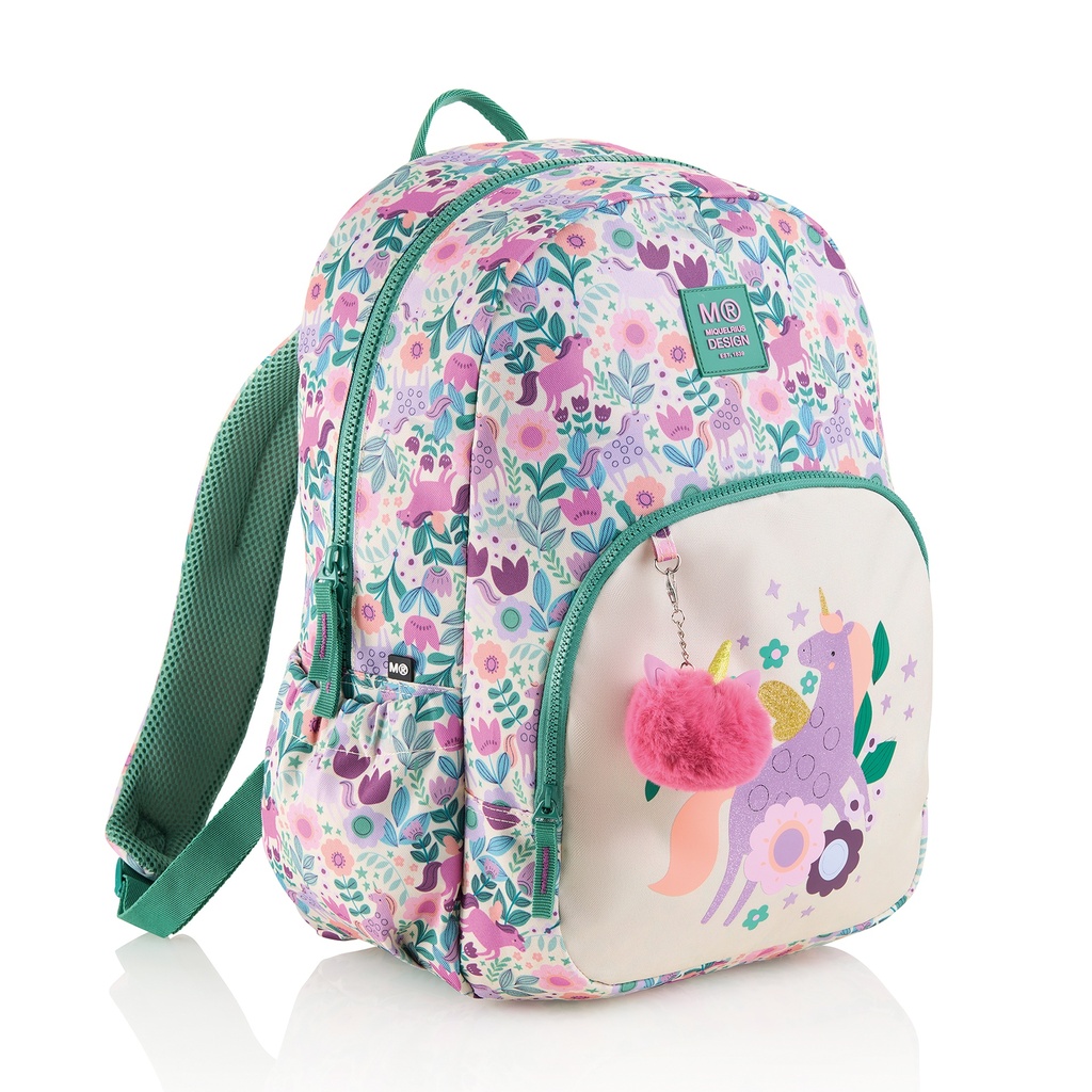 Mochila Doble Roma Reciclada Magic Unicorn Miquelrius