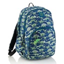 Mochila Triple Oslo Reciclada Fossil dinosaurios Brilla en la Oscuridad Miquelrius