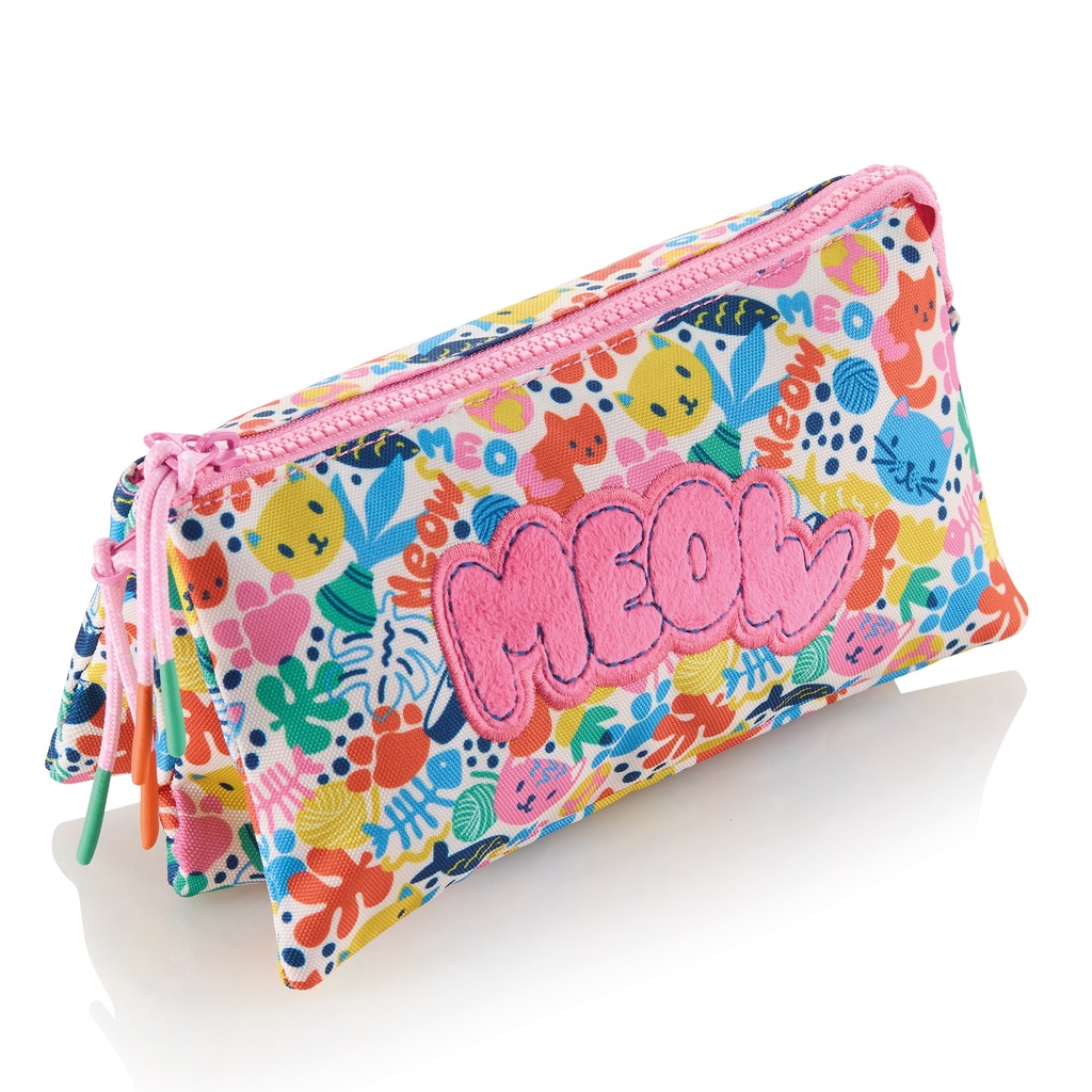 PORTATODO TRIPLE RECICLADO MATISSE CAT Miquelrius