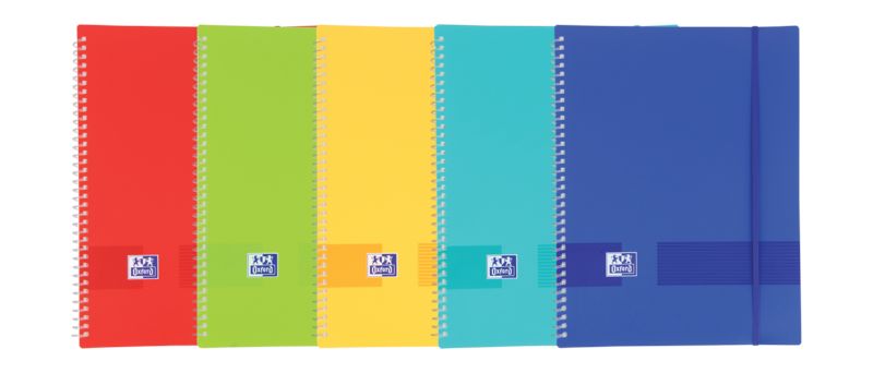 Carpeta espiral 20 fundas A4 colores surtidos vivos Live&Go Oxford