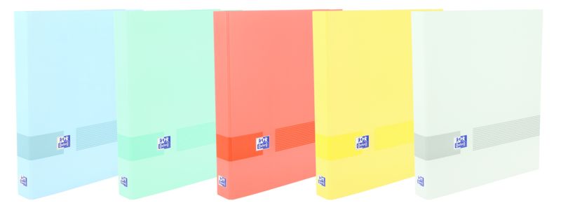 Carpeta A4+ 4ax25mm plástico Oxf&You colores pastel Oxford