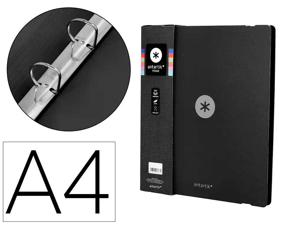 Carpeta A4 4Ax35mm plástico Foam Antartik