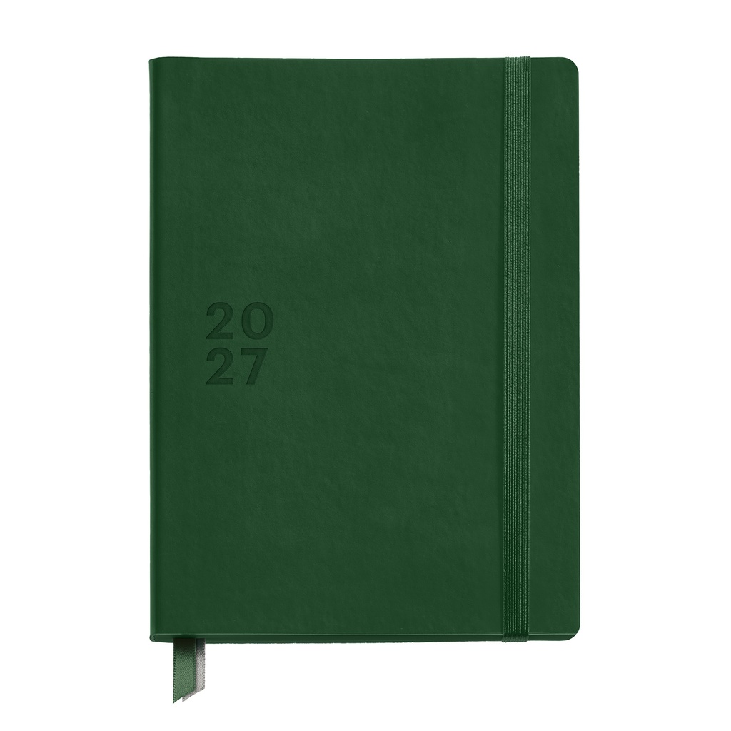 Agenda Plus Día Página Verde Basics 2027