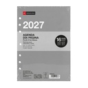 Recambio Agenda 2027, Día por Página A5+, Español Miquelrius