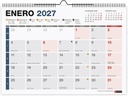 Calendario 2027 de Pared A4, Español, Completo Miquelrius