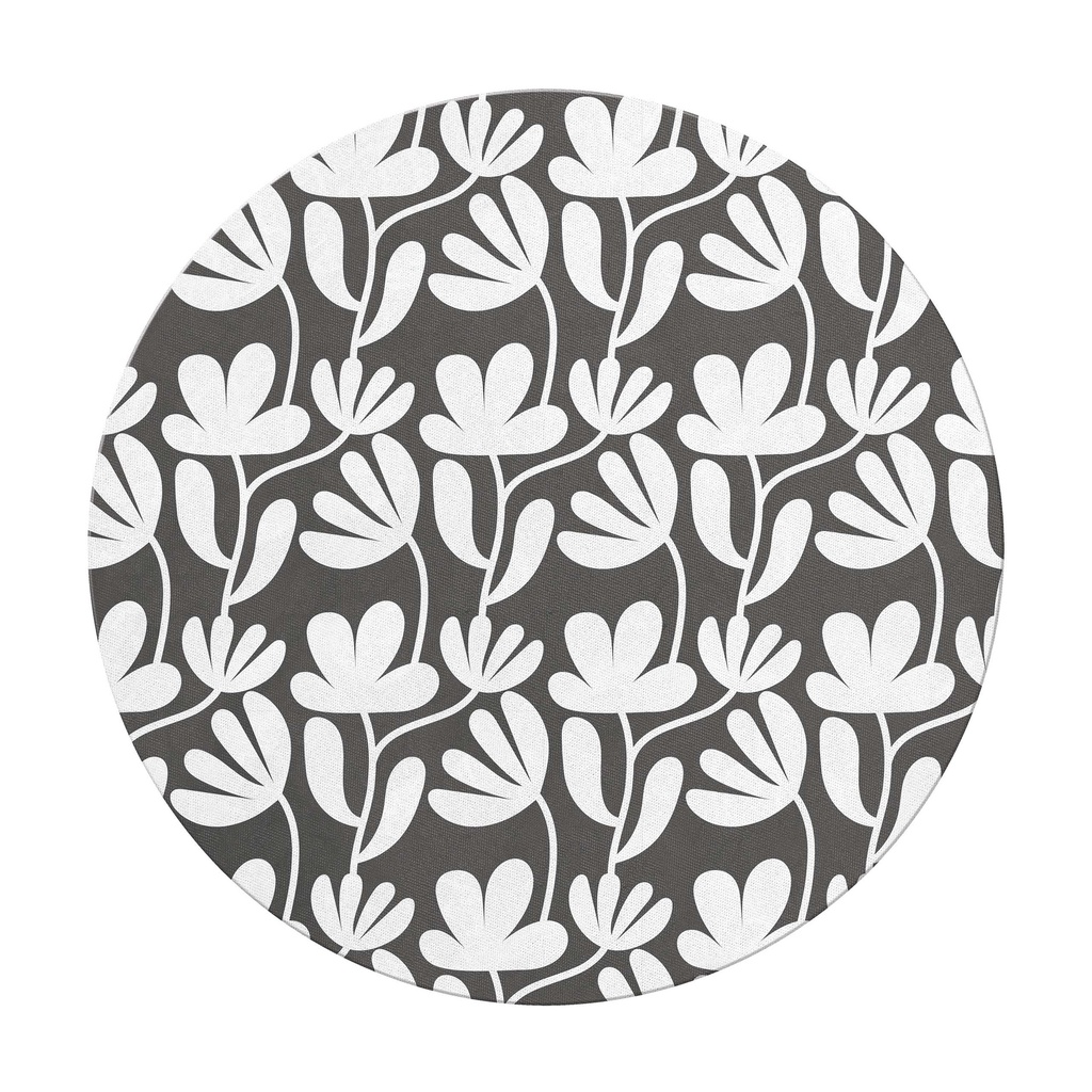 Alfombrilla Redonda White Flowers Miquelrius