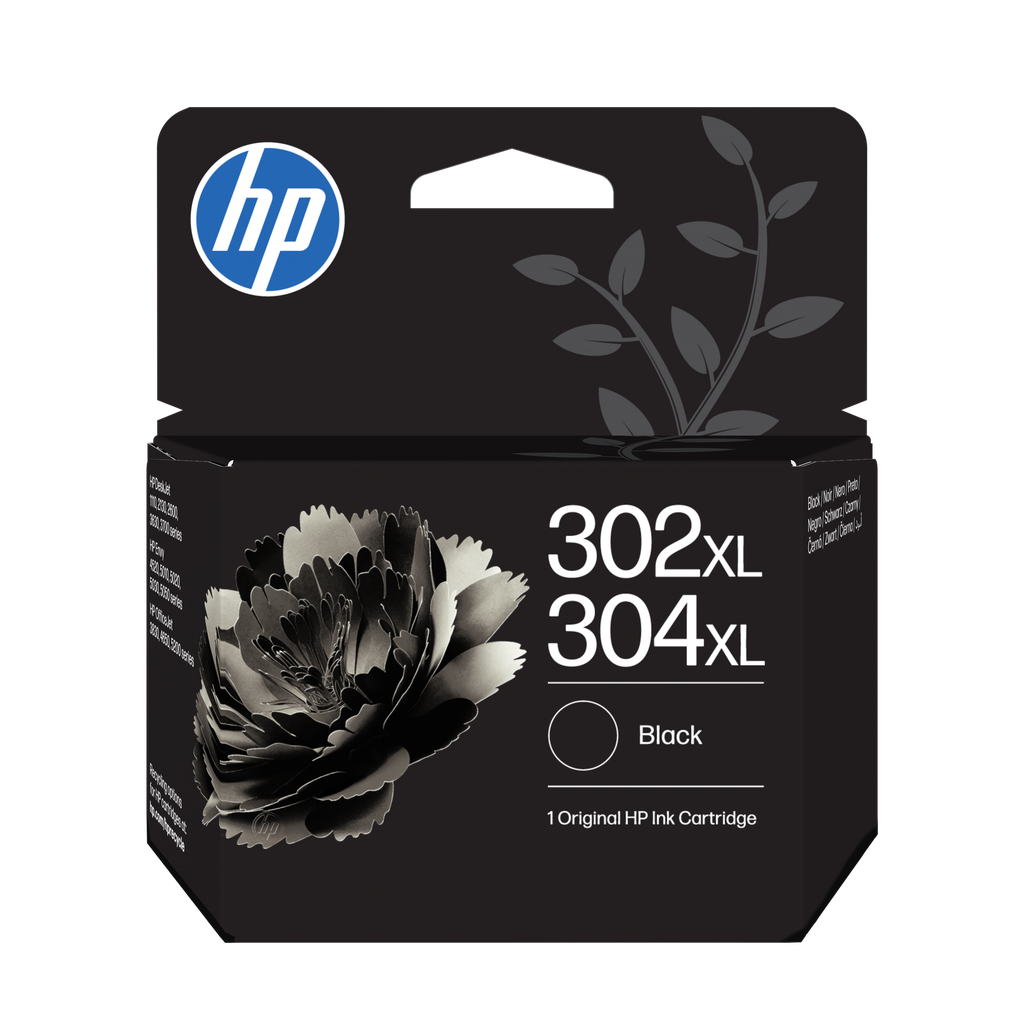 Tinta HP 302XL 304XL original B7RT9AE negra